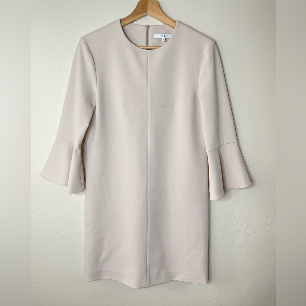 Tibi Light Blush Pink Mini Dress
